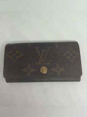 Louis Vuitton Monogram Canvas Key & Card Holder in Brown
